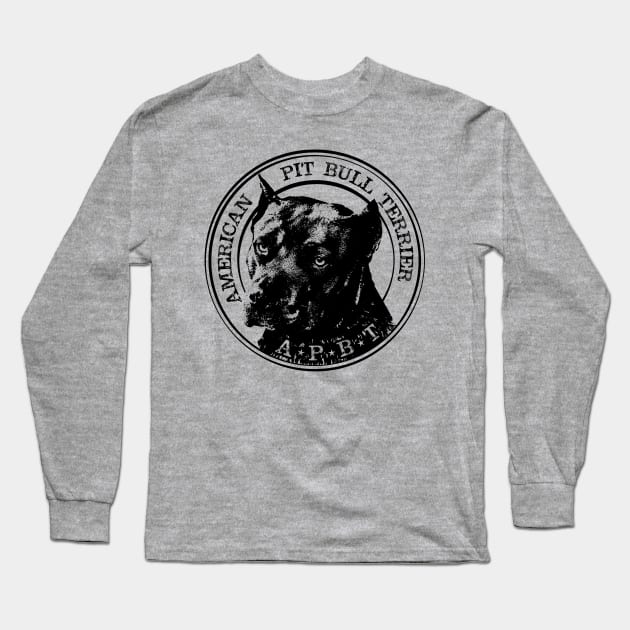 American Pit Bull Terrier - APBT Long Sleeve T-Shirt by Nartissima